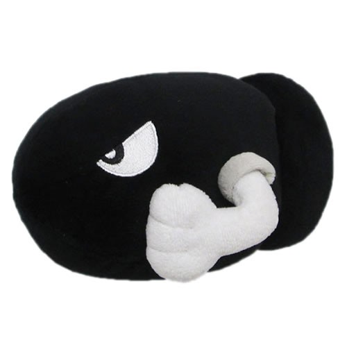 Nintendo Plush - Super Mario - 6" Bullet Bill