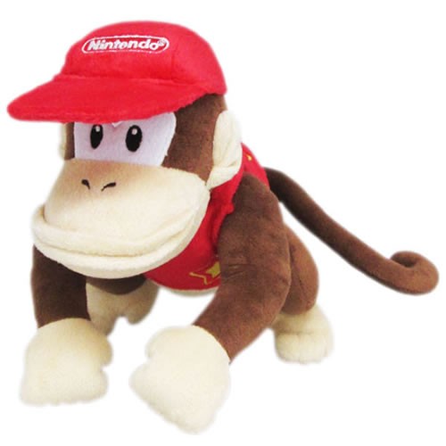 Nintendo Plush - Donkey Kong Island - 7" Diddy Kong