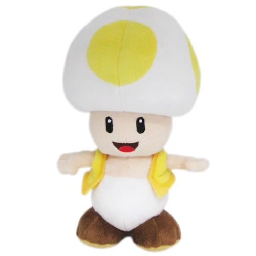 Nintendo Plush - Super Mario - 8" Yellow Toad
