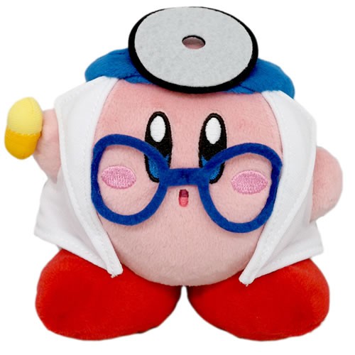 Nintendo Plush - Kirby - 5" Kirby (Doctor)
