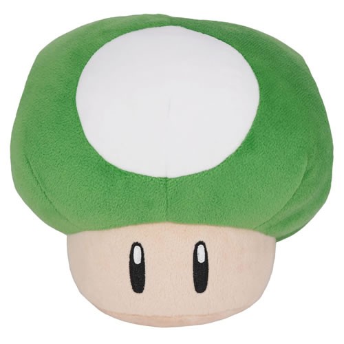 Nintendo Plush - Super Mario - 6" 1Up Mushroom