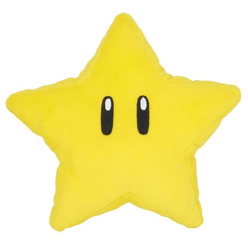 Nintendo Plush - Super Mario - 6" Super Star