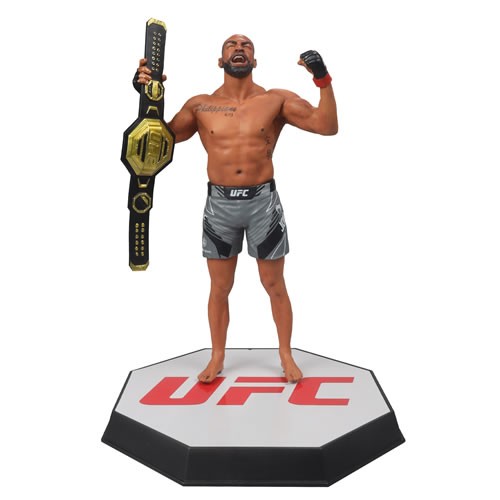 SportsPicks Figures - UFC - W01 - 7 Scale Jon Jones (Posed Figure) w/ (MTD) Collectible