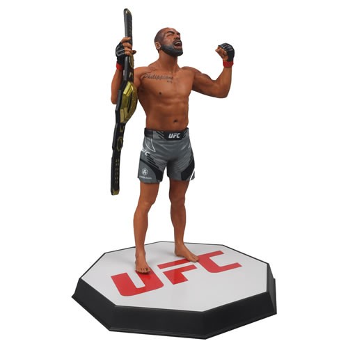 SportsPicks Figures - UFC - W01 - 7 Scale Jon Jones (Posed Figure) w/ (MTD) Collectible