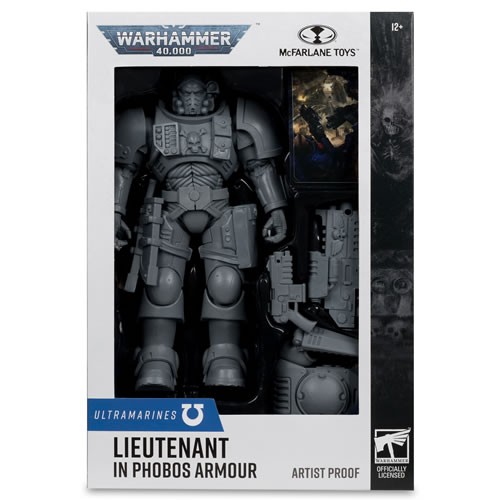 Warhammer 40,000 Figures - S11 - 7" Scale Lieutenant In Phobos Armour (Ultramarines) (Artist Proof)