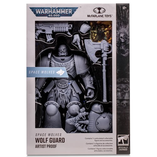 Warhammer 40,000 Figures - S07 - 7" Scale Space Wolves Wolf Guard (Artist Proof)