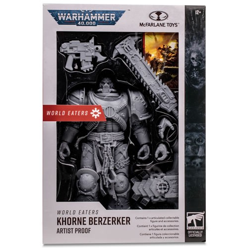 Warhammer 40,000 Figures - S07 - 7" Scale World Eaters Khorne Berzerker (Artist Proof)