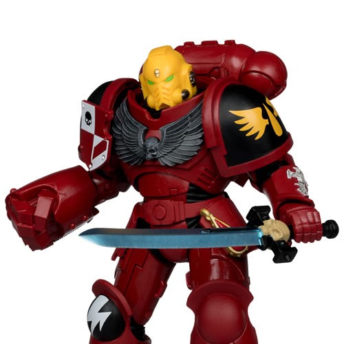 Warhammer 40,000 Figures - S11 - 7" Scale Assault Intercessor Sergeant (Blood Angel)