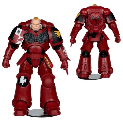 Warhammer 40,000 Figures - S11 - 7" Scale Assault Intercessor Sergeant (Blood Angel)