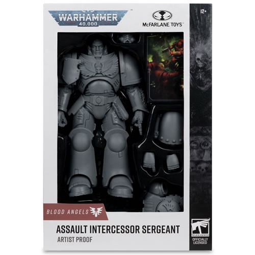 Warhammer 40,000 Figures - S11 - 7" Scale Assault Intercessor Sergeant (Blood Angel) (Artist Proof)