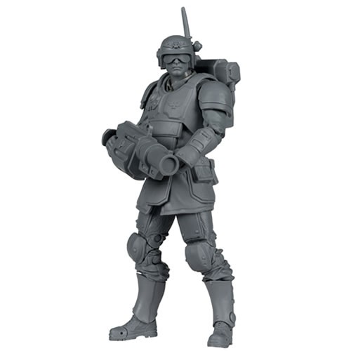 Warhammer 40,000 Figures - S09 - 7" Scale Kasrkin (Astra Militarum) (Unpainted Artist Proof)
