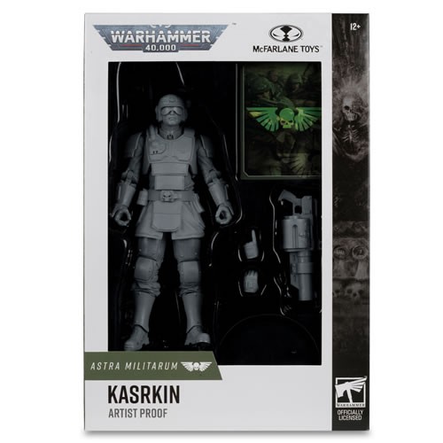 Warhammer 40,000 Figures - S09 - 7" Scale Kasrkin (Astra Militarum) (Unpainted Artist Proof)