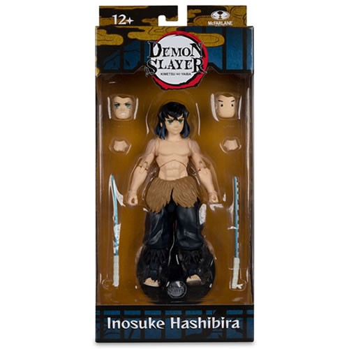 Demon Slayer Figures - S05 - 7" Scale Inosuke Hashibira (Unmasked) (Season 2)