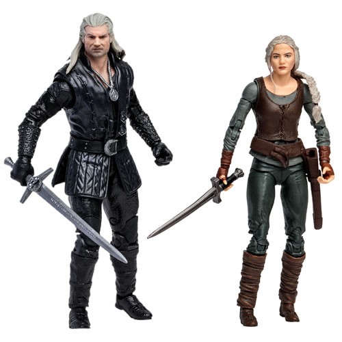 The Witcher TV Series Figures - 7" Scale Ciri & Geralt Of Rivia 2-Pack (Season 3)
