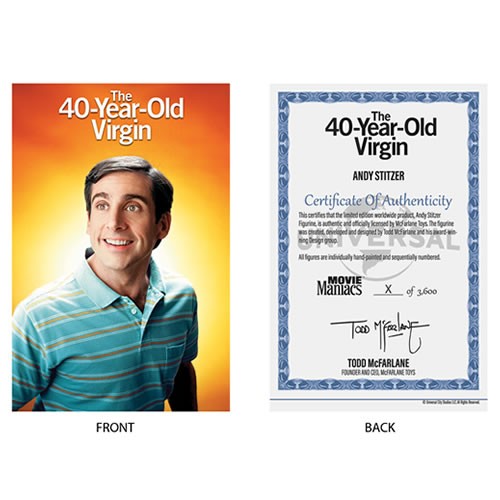 Movie Maniacs Figures - The 40-Year-Old Virgin - 6" Scale Andy Stitzer (Posed Figure)