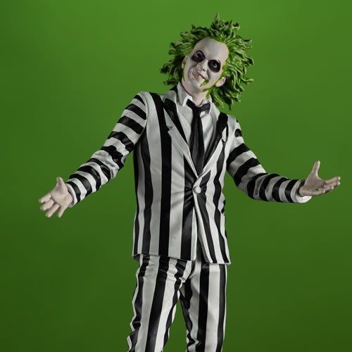 Movie Maniacs Figures - Beetlejuice (1988) - 6" Scale Beetlejuice (Striped) (Posed Fig)