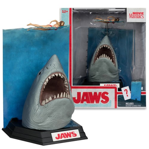 Movie Maniacs Figures - Jaws (50th Anniversary) - 6" Jaws (Posed Figure)