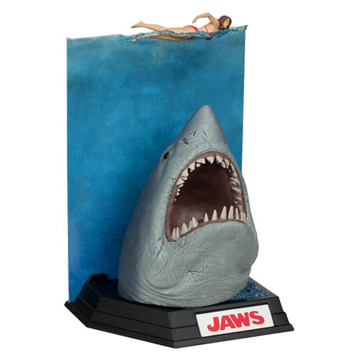 Movie Maniacs Figures - Jaws (50th Anniversary) - 6" Jaws (Posed Figure)
