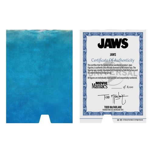 Movie Maniacs Figures - Jaws (50th Anniversary) - 6" Jaws (Posed Figure)