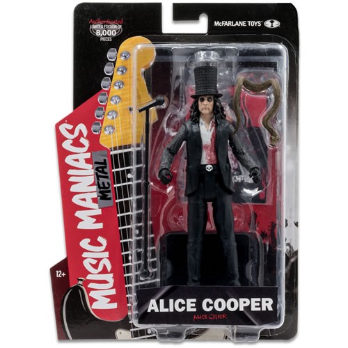 Music Maniacs Figures - W01 - Metal - 6" Metal Alice Cooper (Paranormal)