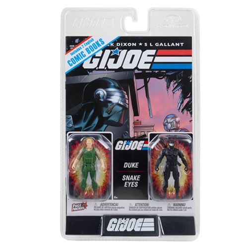 Page Punchers 3" Scale Figure w/ Comic - G.I. Joe - W01 - Duke And Snake Eyes 2-Pack