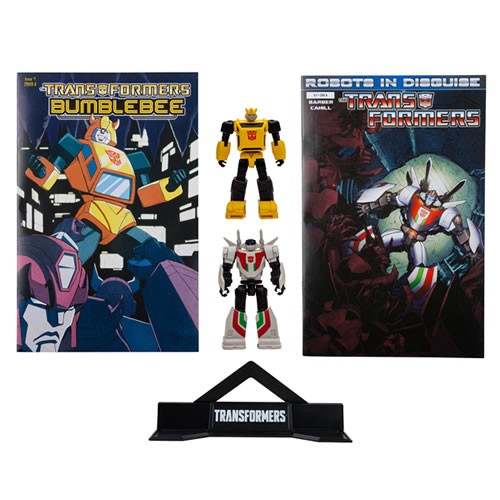 Page Punchers 3" Scale Figure w/ Comic - Transformers - W01 - Bumblebee And Wheeljack 2-Pack