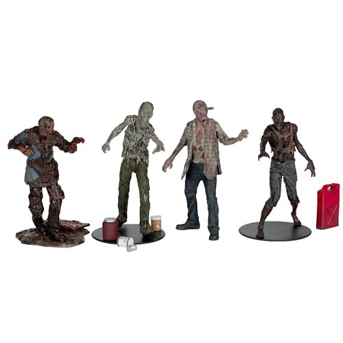 The Walking Dead Figures - 5" Scale Walkers 4-Pack
