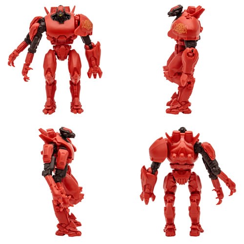 Pacific Rim Figures - 4" Scale Crimson Typhoon (Jaeger) Figure Playset w/ Comic