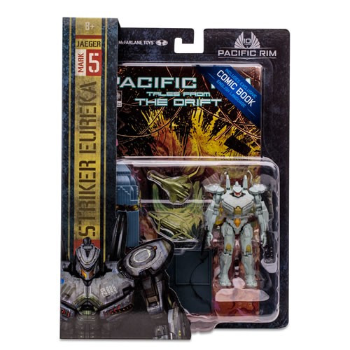 Pacific Rim Figures - 4" Scale Striker Eureka (Jaeger) Figure Playset w/ Comic