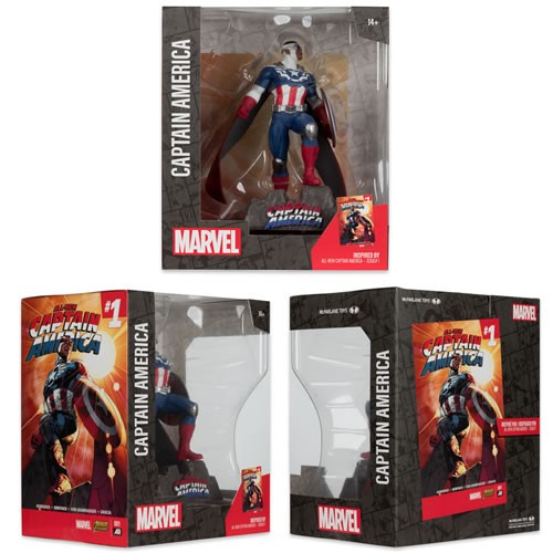 Marvel Posed Figures - W03 - 1/10 Scale Captain America (All New Captain America #01)