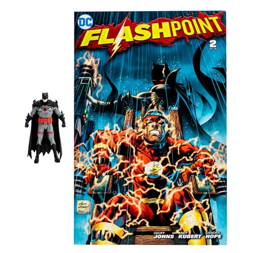 Page Punchers 3" Scale Figure w/ Comic - DC - W02 - Flashpoint - Batman w/ Comic