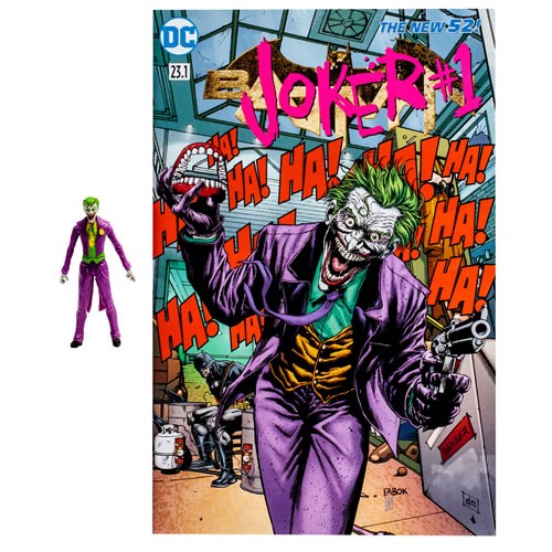 Page Punchers 3" Scale Figure w/ Comic - DC - W02 - The New 52 - The Joker w/ Comic