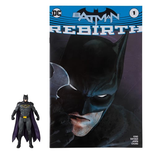 Page Punchers 3" Scale Figure w/ Comic - DC - W03 - Batman w/ Rebirth Comic