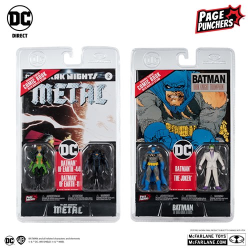 Page Punchers 3" Scale Figure w/ Comic - DC - W02 - 2-Pack Assortment