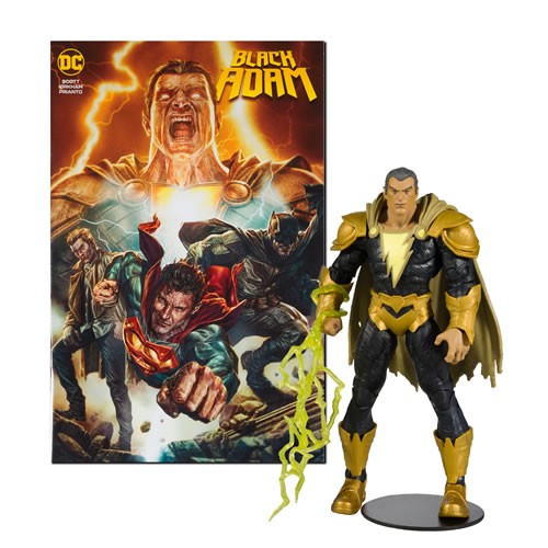 Page Punchers 7" Scale Figure w/ Comic - DC - W01 - Black Adam - Black Adam w/ Comic