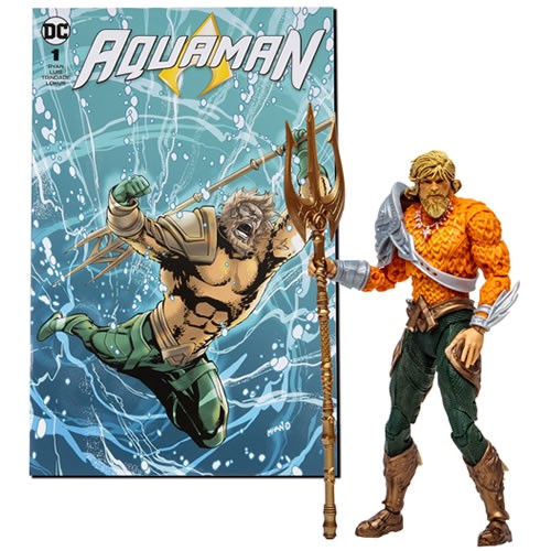 Page Punchers 7" Scale Figure w/ Comic - DC - Aquaman - Aquaman w/ Comic