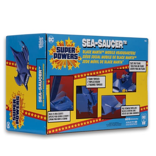 DC Super Powers Vehicles - 4.5" Scale Black Manta Sea Saucer