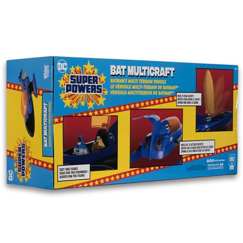 DC Super Powers Vehicles - 4.5" Scale The Bat Multicraft