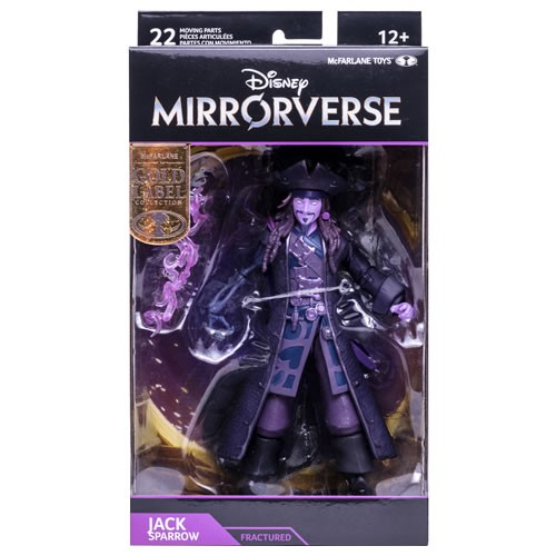 Disney Mirrorverse Figures - W02 - 7 Scale Jack Sparrow (Fractured) (Gold Label)