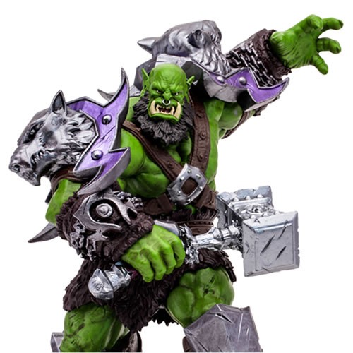 World Of Warcraft Figures - 1/12 Scale Orc Warrior & Orc Shaman (Common) Posed Figure