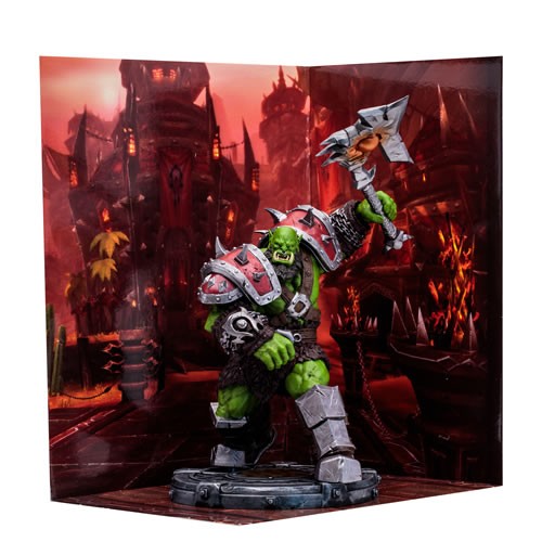 World Of Warcraft Figures - 1/12 Scale Orc Warrior & Orc Shaman (Common) Posed Figure