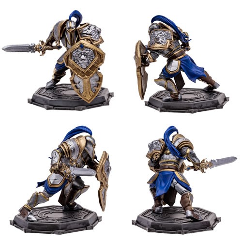 World Of Warcraft Figures - 1/12 Scale Human Warrior & Human Paladin (Common) Posed Figure
