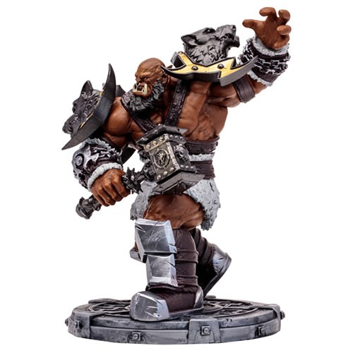 World Of Warcraft Figures - 1/12 Scale Orc Warrior & Orc Shaman (Epic) Posed Figure