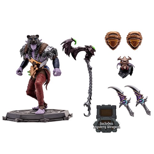 World Of Warcraft Figures - 1/12 Scale Elf Druid & Elf Rogue (Epic) Posed Figure