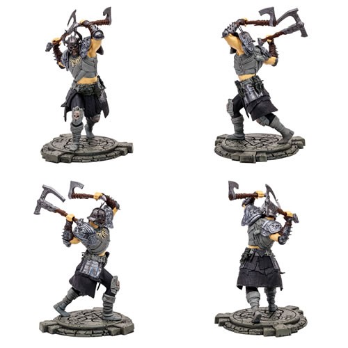 Diablo IV Figures - 1/12 Scale Whirlwind Barbarian (Epic) Posed Figure