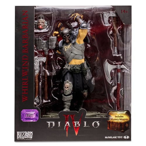 Diablo IV Figures - 1/12 Scale Whirlwind Barbarian (Epic) Posed Figure