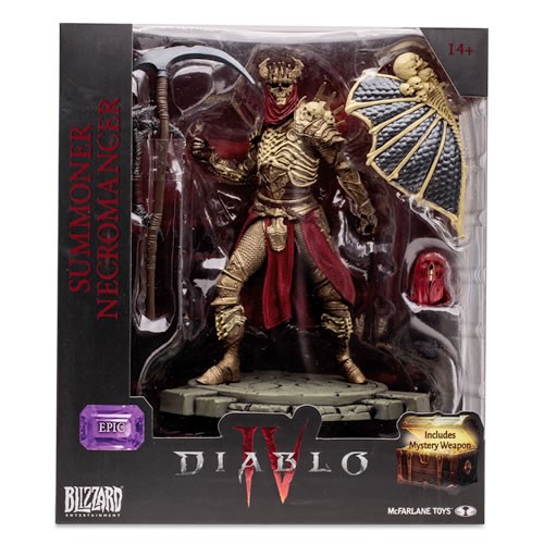 Diablo IV Figures - 1/12 Scale Summoner Necromancer (Epic) Posed Figure