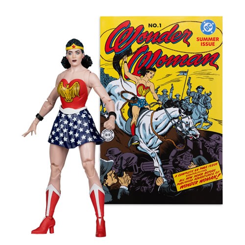 Page Punchers 7" Scale Figure w/ Comic - W09 - Wonder Woman (Sensation Comics #01)