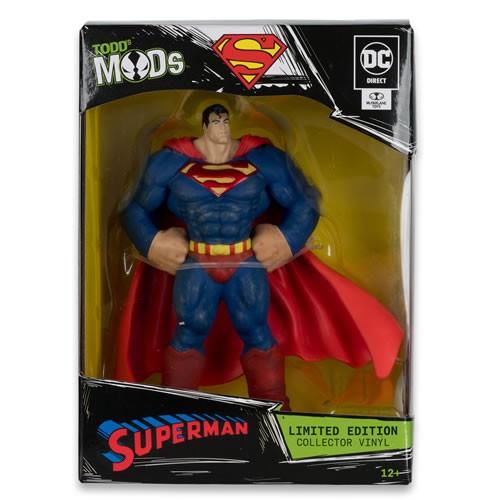 Todd's Mods Collector Vinyl Figures - W02 - DC - 4.5" Scale Superman LE Posed Figure