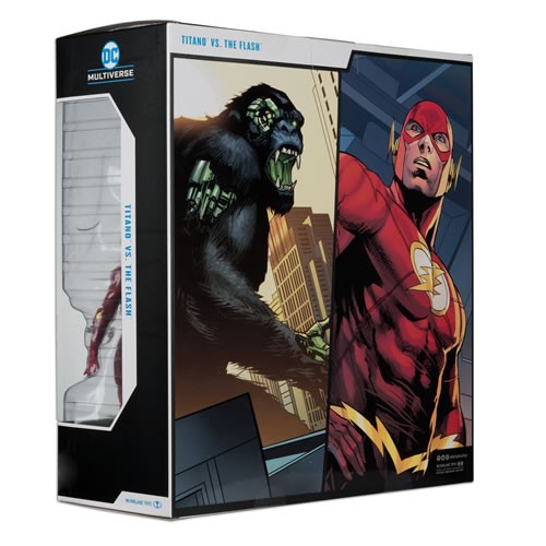 DC Multiverse Figures - 7" Scale Titano Vs The Flash 2-Pack